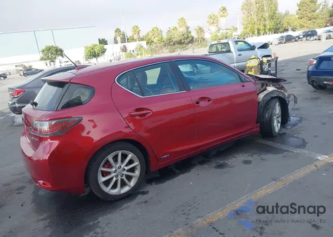 2012 Lexus Ct 200H Premium from USA, damaged, VIN JTHKD5BH9C2078538